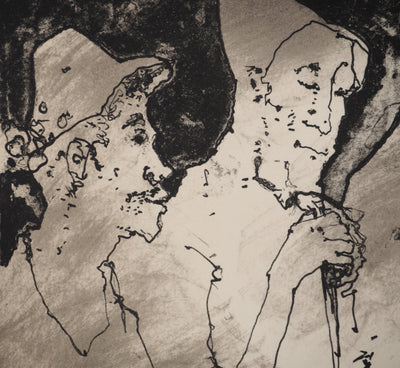 Jean JANSEM : Les trois pèlerins, Lithographie originale (photo de détail 5) - Crédit photo : Galerie Art.Paris