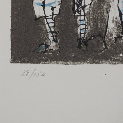Jean JANSEM : L'Harlequin, Lithographie originale (photo de détail 6) - Crédit photo : Galerie Art.Paris