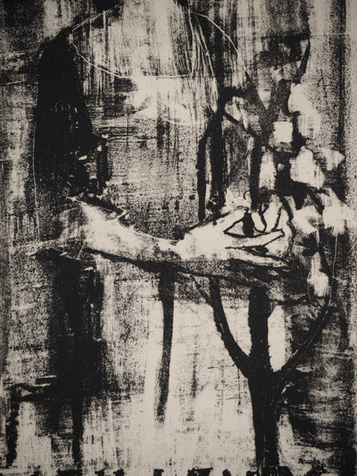 Jean JANSEM : Jeune paysanne , Lithographie originale (photo de détail 5) - Crédit photo : Galerie Art.Paris