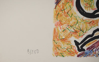 Salvador DALI : Les Vitraux : Le poisson, Lithographie originale (photo de détail 7) - Crédit photo : Galerie Art.Paris