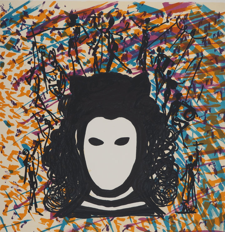 Salvador DALI: Stained Glass Windows: The Medusa, Original