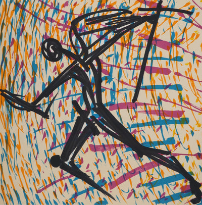 Salvador DALI : Les Vitraux : L'ange, Lithographie originale (photo de détail 3) - Crédit photo : Galerie Art.Paris