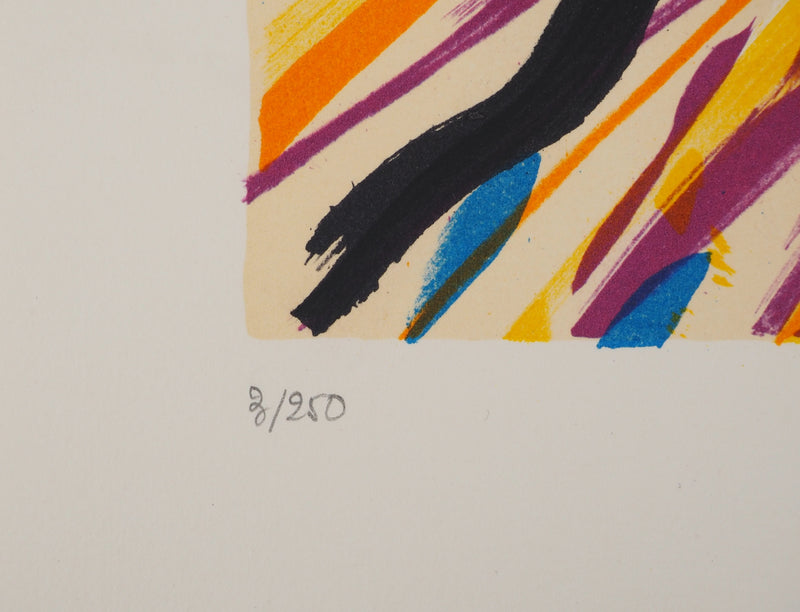 Salvador DALI : Les Vitraux : Le soleil, Lithographie originale (photo de détail 5) - Crédit photo : Galerie Art.Paris