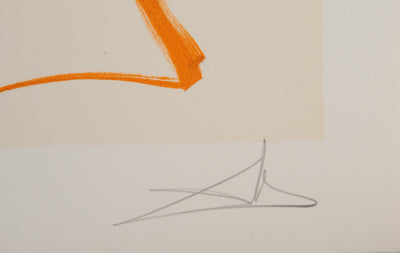 Salvador DALI : Les Vitraux : L'Archange, Lithographie originale (photo de détail 2) - Crédit photo : Galerie Art.Paris