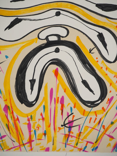 Salvador DALI : Les Vitraux : Les montres molles, Lithographie originale (photo de détail 6) - Crédit photo : Galerie Art.Paris