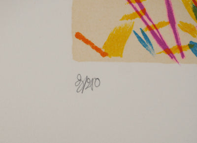 Salvador DALI : Les Vitraux : Les montres molles, Lithographie originale (photo de détail 7) - Crédit photo : Galerie Art.Paris