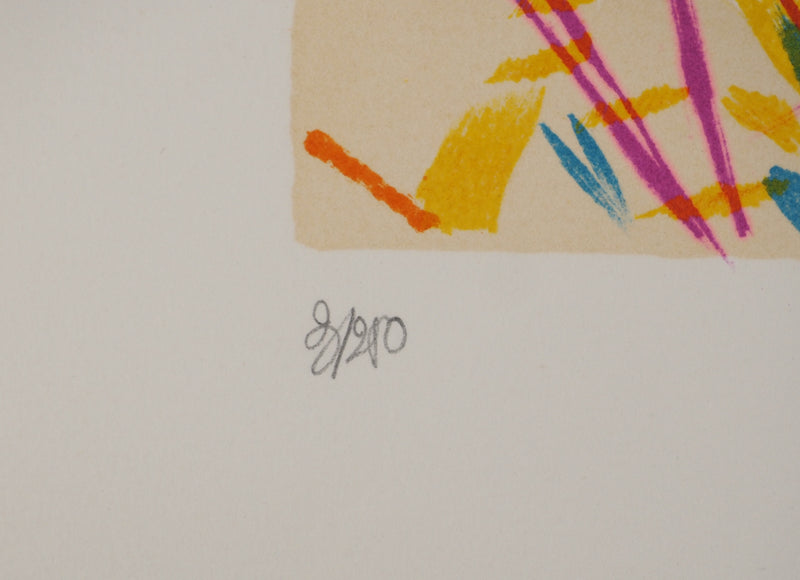 Salvador DALI : Les Vitraux : Les montres molles, Lithographie originale (photo de détail 7) - Crédit photo : Galerie Art.Paris