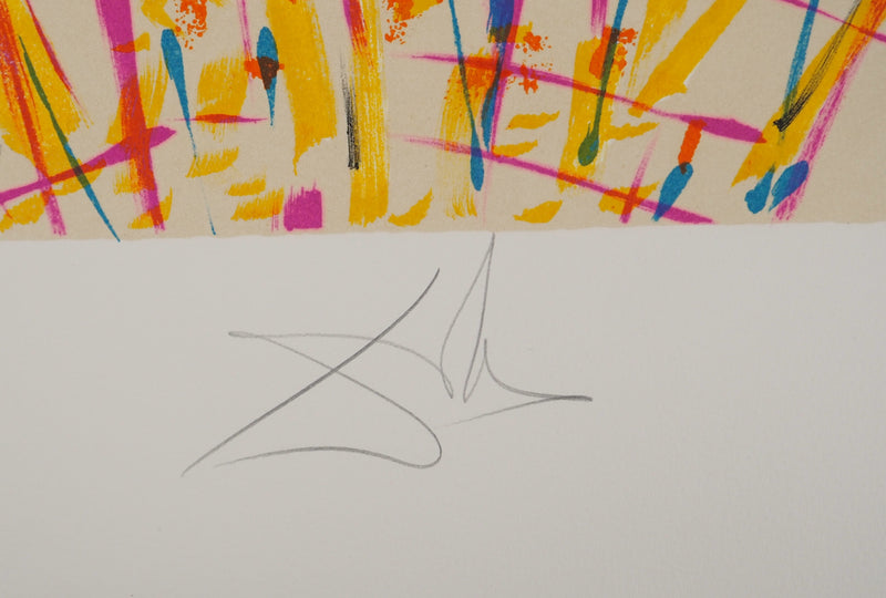 Salvador DALI : Les Vitraux : Les montres molles, Lithographie originale (photo de détail 8) - Crédit photo : Galerie Art.Paris