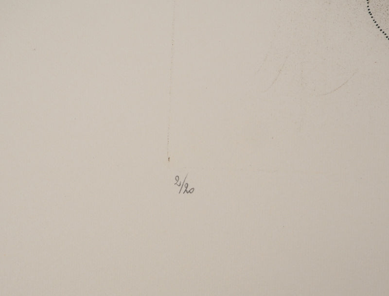 Jean-Pierre VIELFAURE : Composition abstraite, Lithographie originale (photo de détail 6) - Crédit photo : Galerie Art.Paris