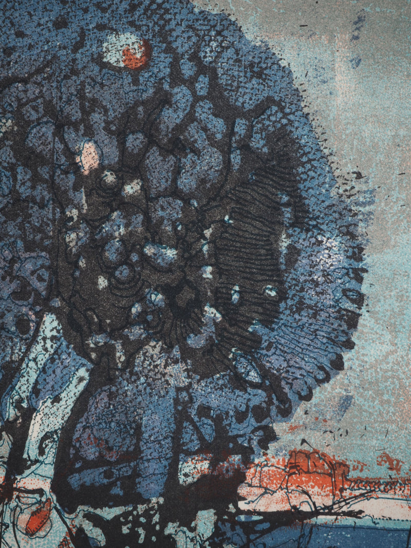 Jean-Pierre VIELFAURE : Entre ciel et terre, Lithographie originale (photo de détail 4) - Crédit photo : Galerie Art.Paris