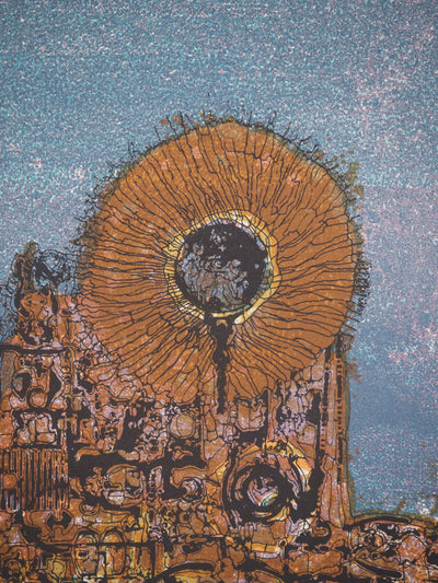Jean-Pierre VIELFAURE : Tournesol céleste, Lithographie originale (photo de détail 4) - Crédit photo : Galerie Art.Paris