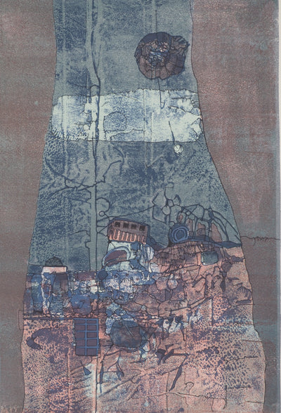 Jean-Pierre VIELFAURE : Lueur de l'aube, Lithographie originale (photo de détail 3) - Crédit photo : Galerie Art.Paris