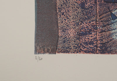 Jean-Pierre VIELFAURE : Lueur de l'aube, Lithographie originale (photo de détail 6) - Crédit photo : Galerie Art.Paris