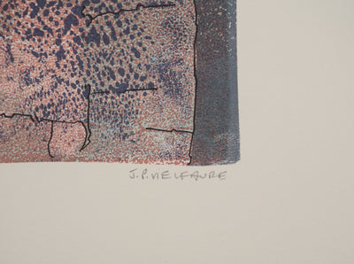Jean-Pierre VIELFAURE : Lueur de l'aube, Lithographie originale (photo de détail 2) - Crédit photo : Galerie Art.Paris