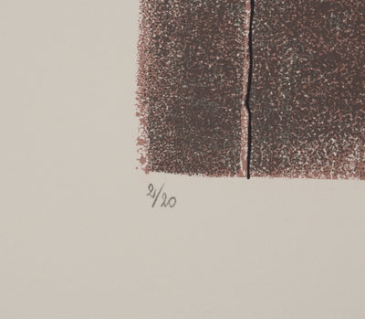Jean-Pierre VIELFAURE : Le géant de pierre, Lithographie originale (photo de détail 8) - Crédit photo : Galerie Art.Paris