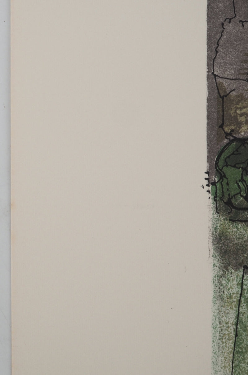 Jean-Pierre VIELFAURE : Composition verte, Lithographie originale (photo de détail 8) - Crédit photo : Galerie Art.Paris