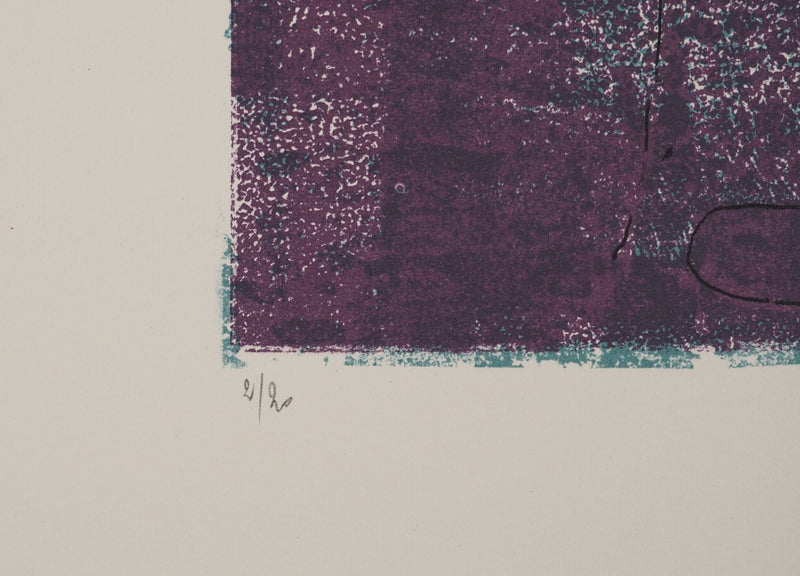 Jean-Pierre VIELFAURE : Labyrinthe souterrain, Lithographie originale (photo de détail 6) - Crédit photo : Galerie Art.Paris