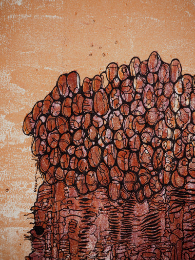 Jean-Pierre VIELFAURE : Figure abstraite, Lithographie originale (photo de détail 5) - Crédit photo : Galerie Art.Paris