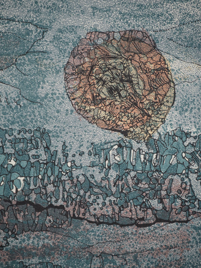 Jean-Pierre VIELFAURE : Fenêtre vers l'extérieur, Lithographie originale (photo de détail 5) - Crédit photo : Galerie Art.Paris
