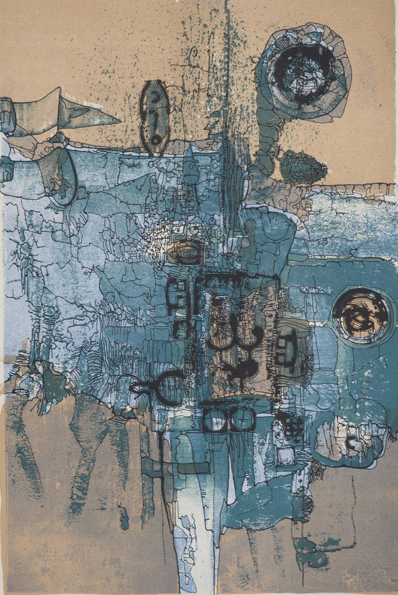 Jean-Pierre VIELFAURE : Symphonie de rouages, Lithographie originale (photo de détail 3) - Crédit photo : Galerie Art.Paris
