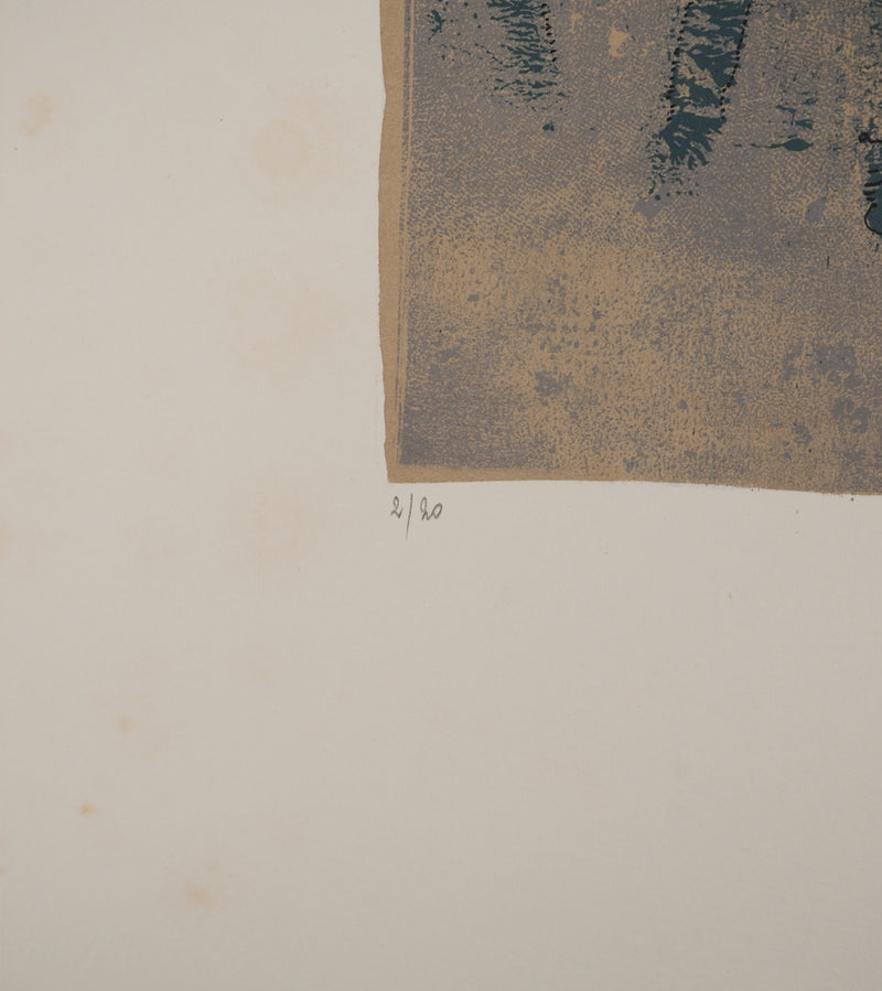 Jean-Pierre VIELFAURE : Symphonie de rouages, Lithographie originale (photo de détail 6) - Crédit photo : Galerie Art.Paris