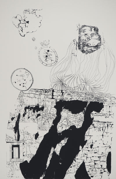 Jean-Pierre VIELFAURE : Vestiges du temps, Sérigraphie originale (photo de détail 3) - Crédit photo : Galerie Art.Paris
