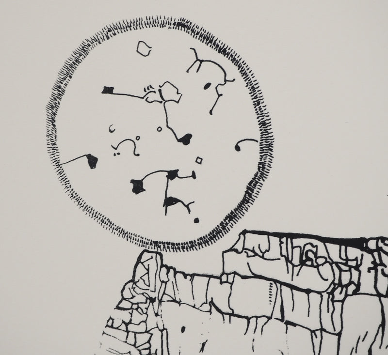 Jean-Pierre VIELFAURE : Vestiges du temps, Sérigraphie originale (photo de détail 4) - Crédit photo : Galerie Art.Paris