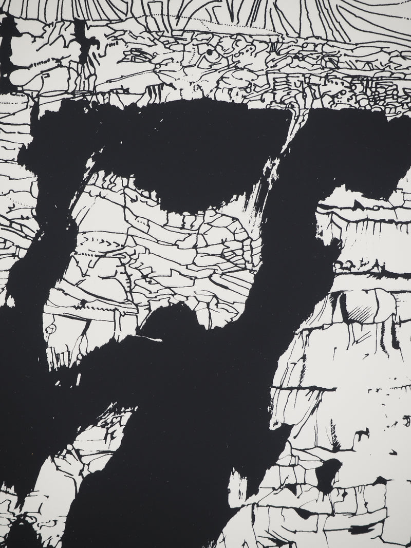 Jean-Pierre VIELFAURE : Vestiges du temps, Sérigraphie originale (photo de détail 5) - Crédit photo : Galerie Art.Paris