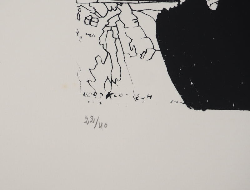 Jean-Pierre VIELFAURE : Vestiges du temps, Sérigraphie originale (photo de détail 6) - Crédit photo : Galerie Art.Paris