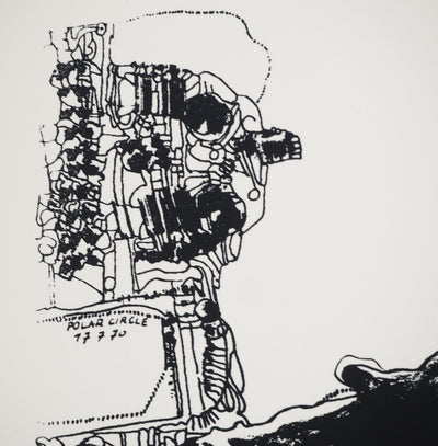 Jean-Pierre VIELFAURE : Ruines d'un rêve, Sérigraphie originale (photo de détail 5) - Crédit photo : Galerie Art.Paris