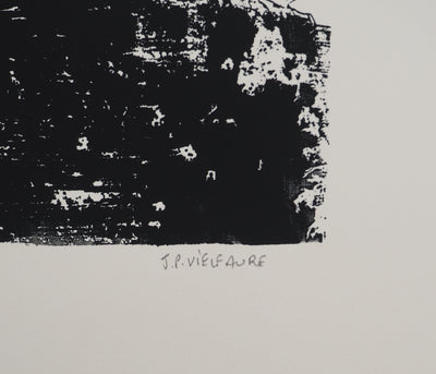 Jean-Pierre VIELFAURE : Visage en construction, Sérigraphie originale (photo de détail 2) - Crédit photo : Galerie Art.Paris