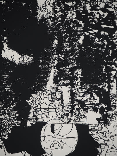Jean-Pierre VIELFAURE : Fenêtre intérieure, Sérigraphie originale (photo de détail 4) - Crédit photo : Galerie Art.Paris