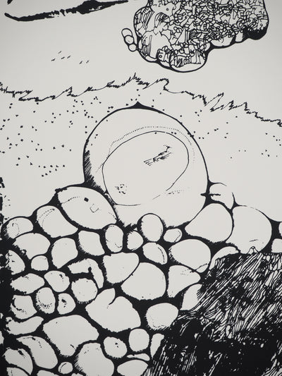 Jean-Pierre VIELFAURE : Composition aux canards, Sérigraphie originale (photo de détail 4) - Crédit photo : Galerie Art.Paris