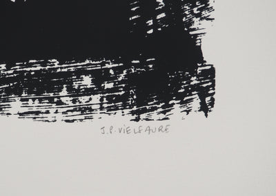 Jean-Pierre VIELFAURE : Composition aux canards, Sérigraphie originale (photo de détail 2) - Crédit photo : Galerie Art.Paris