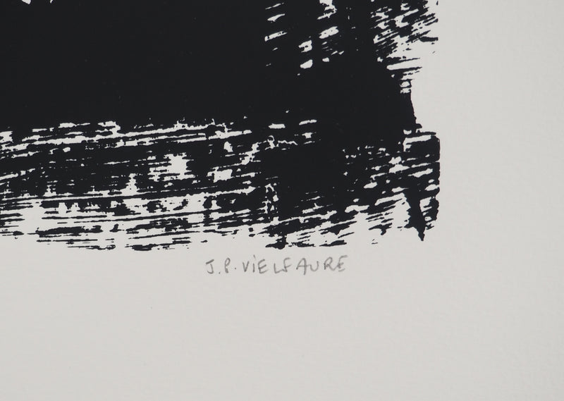 Jean-Pierre VIELFAURE : Composition aux canards, Sérigraphie originale (photo de détail 2) - Crédit photo : Galerie Art.Paris