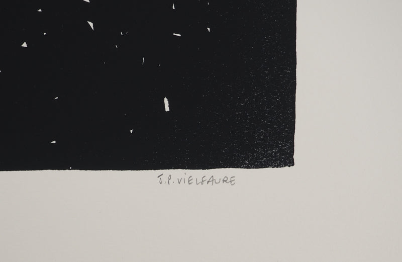 Jean-Pierre VIELFAURE : Descente céleste, Sérigraphie originale (photo de détail 2) - Crédit photo : Galerie Art.Paris