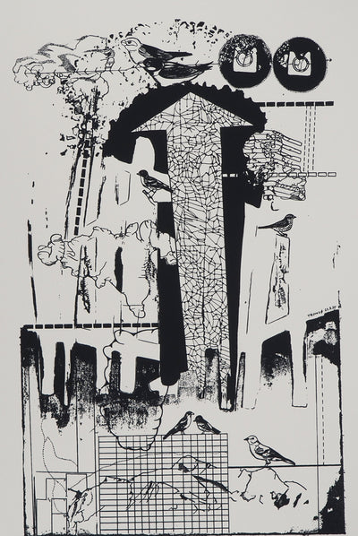 Jean-Pierre VIELFAURE : Vers l'infini, Sérigraphie originale (photo de détail 3) - Crédit photo : Galerie Art.Paris
