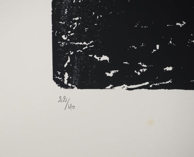 Jean-Pierre VIELFAURE : Echos du village, Sérigraphie originale (photo de détail 6) - Crédit photo : Galerie Art.Paris