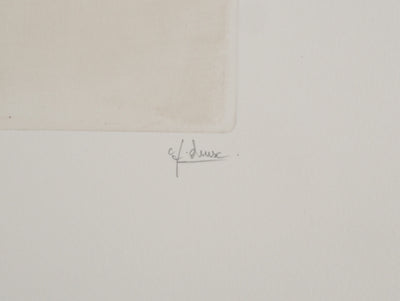 Fred DEUX : Dans la croix, Gravure originale (photo de détail 2) - Crédit photo : Galerie Art.Paris