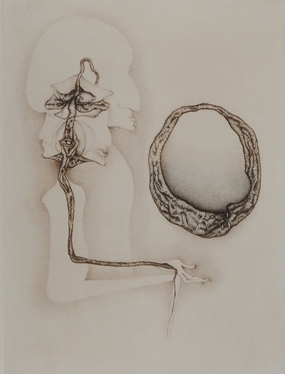 Fred DEUX : Sans fin, Gravure originale (photo de détail 2) - Crédit photo : Galerie Art.Paris