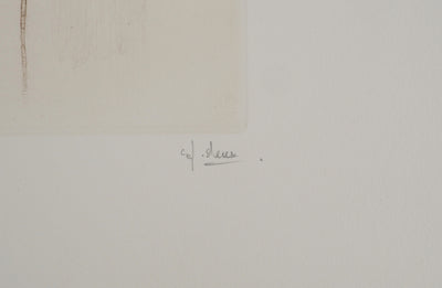 Fred DEUX : Danger, Gravure originale (photo de détail 2) - Crédit photo : Galerie Art.Paris