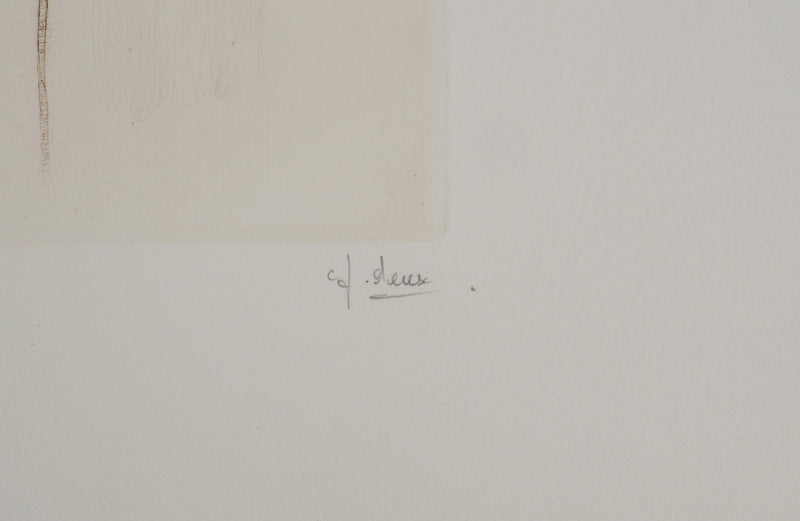 Fred DEUX : Danger, Gravure originale (photo de détail 2) - Crédit photo : Galerie Art.Paris