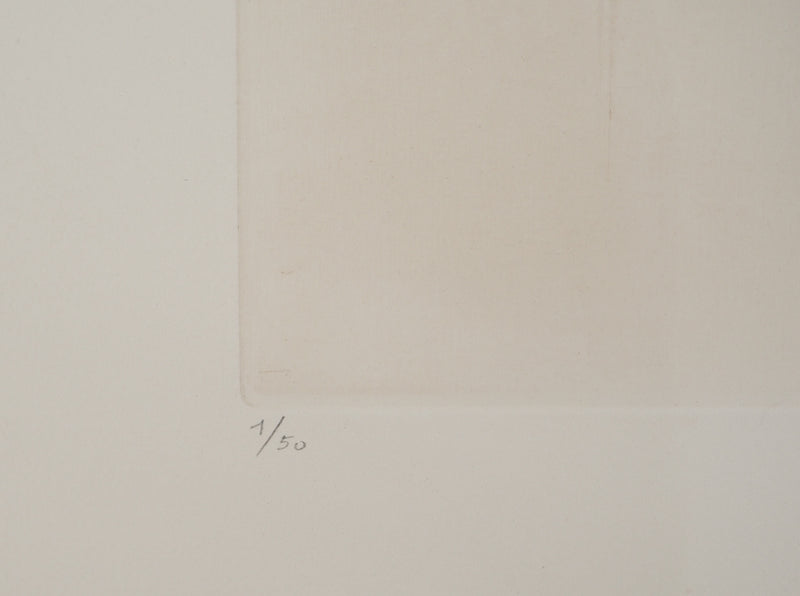 Fred DEUX : Du dormeur de traits, Gravure originale (photo de détail 6) - Crédit photo : Galerie Art.Paris