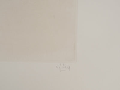 Fred DEUX : Du dormeur de traits, Gravure originale (photo de détail 2) - Crédit photo : Galerie Art.Paris