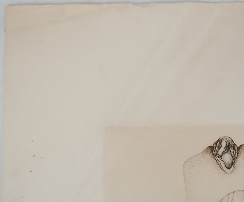 Fred DEUX : Du dormeur de traits, Gravure originale (photo de détail 7) - Crédit photo : Galerie Art.Paris