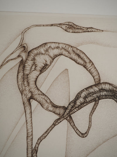 Fred DEUX : De la solitude, Gravure originale (photo de détail 6) - Crédit photo : Galerie Art.Paris