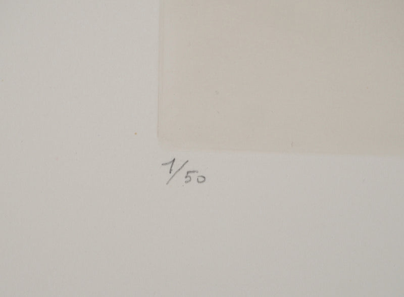 Fred DEUX : Du poète, Gravure originale (photo de détail 6) - Crédit photo : Galerie Art.Paris