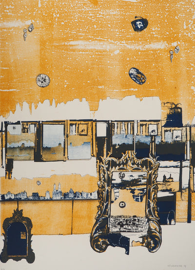Jean-Pierre VIELFAURE : Au-delà du reflet, Lithographie originale (photo de détail 3) - Crédit photo : Galerie Art.Paris