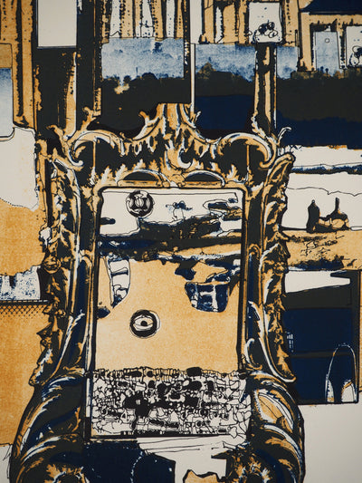 Jean-Pierre VIELFAURE : Au-delà du reflet, Lithographie originale (photo de détail 4) - Crédit photo : Galerie Art.Paris