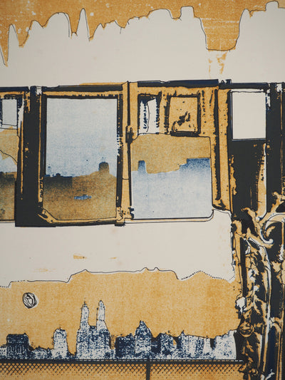 Jean-Pierre VIELFAURE : Au-delà du reflet, Lithographie originale (photo de détail 5) - Crédit photo : Galerie Art.Paris